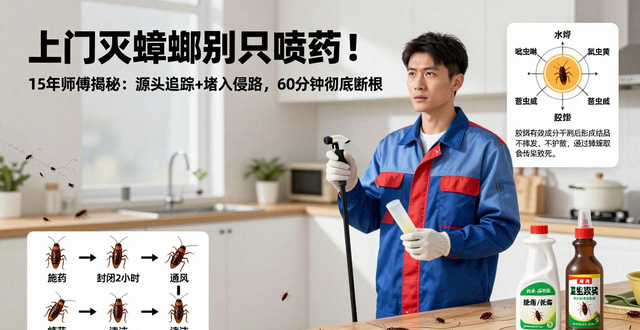上门灭蟑螂_灭杀蟑螂上门服务多少钱一次_蟑螂上门处理